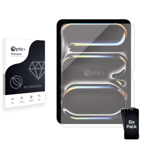 6pk Optic+ Premium Film Screen Protectors for Apple iPad Pro 11" 2024