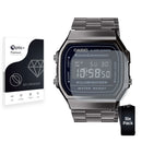6pk Optic+ Premium Film Screen Protectors for Casio A168WEGG-1BEF