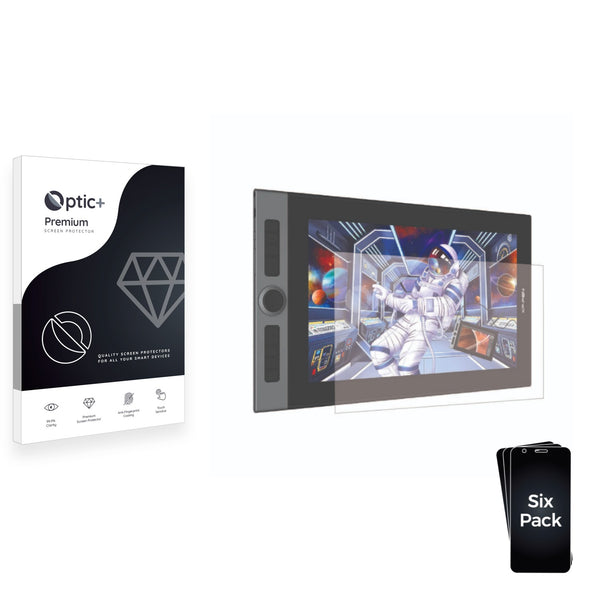 6pk Optic+ Premium Film Screen Protectors for XP-PEN Artist Pro 16 (Gen 2)