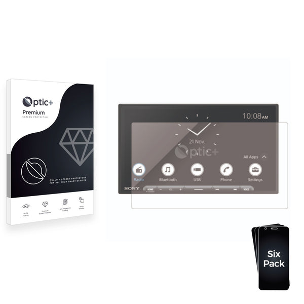 BRUNI 2x Basics-Clear Schutzfolie (für Sony XAV-AX1000 BRUNI 2x Basics-Clear Schutzfolie (für Sony XAV-AX1000