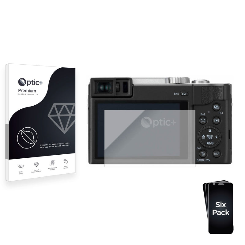 6pk Optic+ Premium Film Screen Protectors for Panasonic Lumix DC