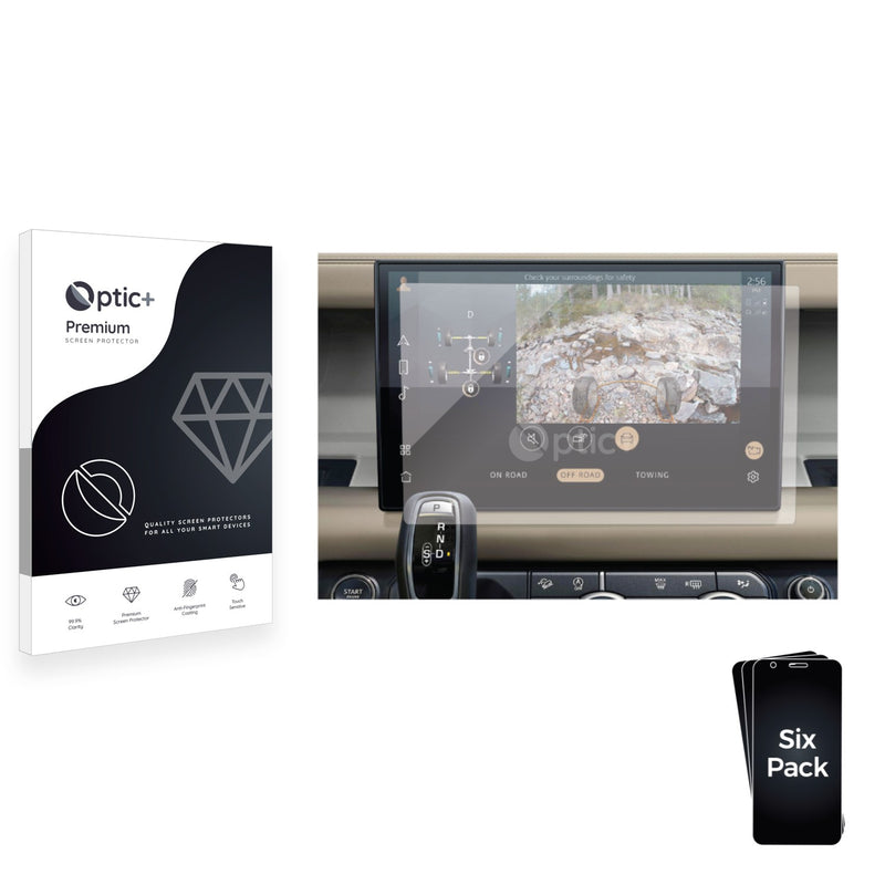 Range Rover Defender Screen 6pk Optic+ Premium Film Screen Protectors for Land Rover Defender 2023 ...