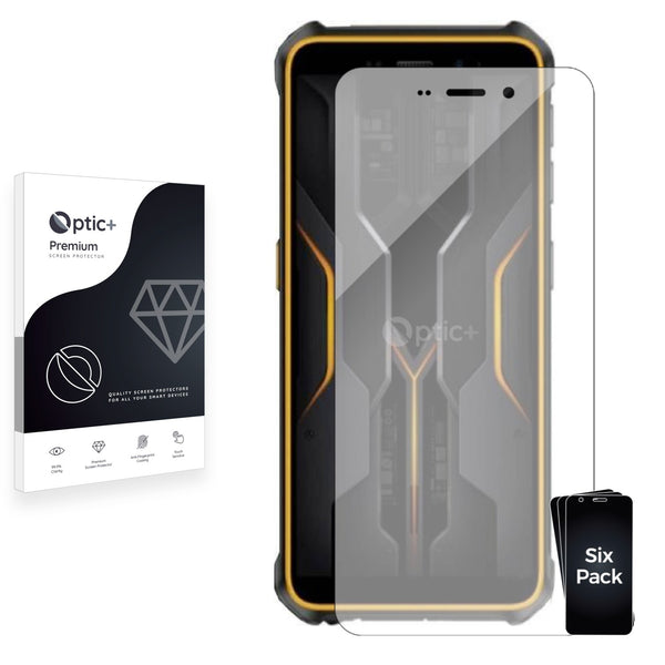 6pk Optic+ Premium Film Screen Protectors for Ulefone Armor X12 Pro