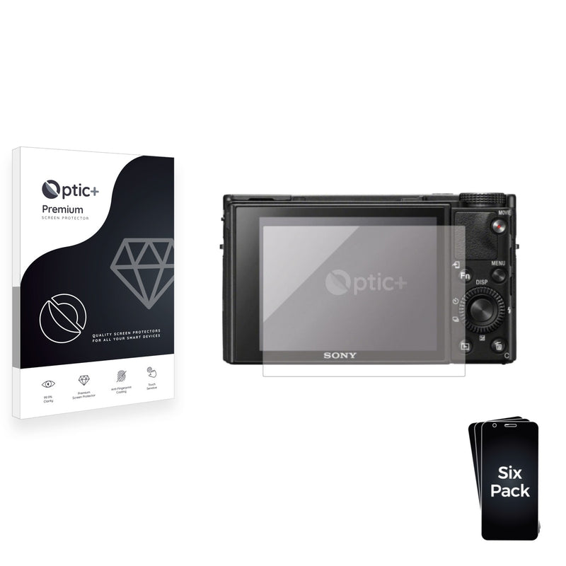 6pk Optic+ Premium Film Screen Protectors for Sony Cyber-Shot DSC-RX100 VII