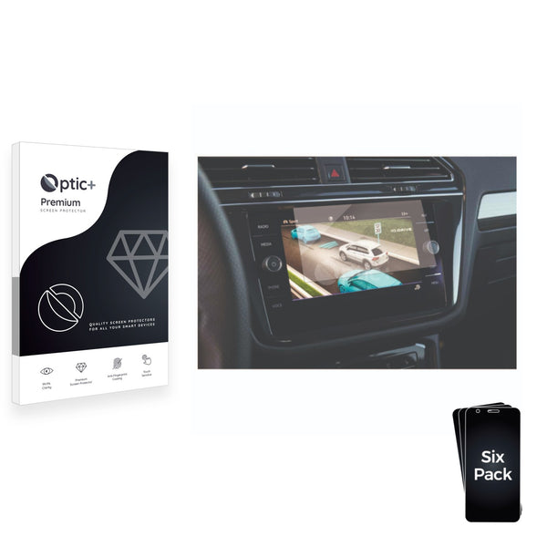 6pk Optic+ Premium Film Screen Protectors for Volkswagen Tiguan R 2023