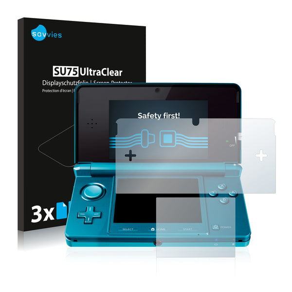 6x Savvies SU75 Screen Protector for Nintendo 3DS