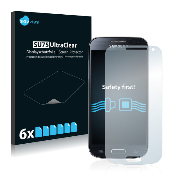 6x Savvies SU75 Screen Protector for Samsung Galaxy S4 Mini Dual I9192