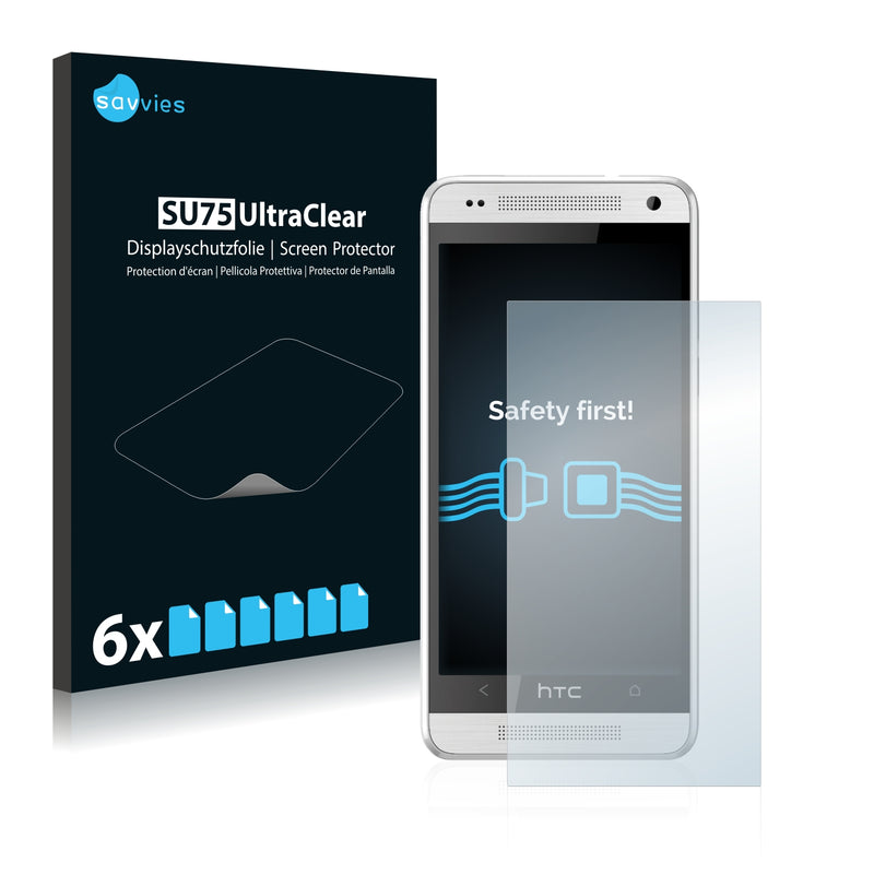 6x Savvies SU75 Screen Protector for HTC One Mini M4