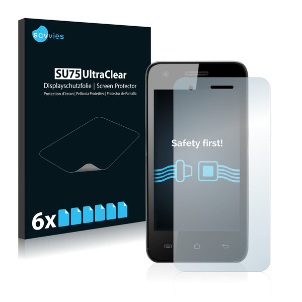 6x Savvies SU75 Screen Protector for Cubot GT72