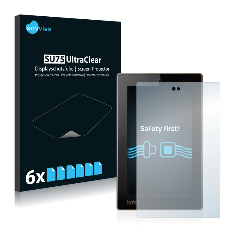 6x Savvies SU75 Screen Protector for Kobo Arc 7