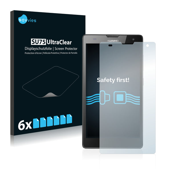 6x Savvies SU75 Screen Protector for Huawei Ascend G740