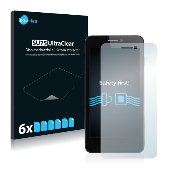 6x Savvies SU75 Screen Protector for Cubot P6