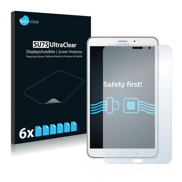 6x Savvies SU75 Screen Protector for Samsung Galaxy Tab 4 (8.0) LTE SM-T335