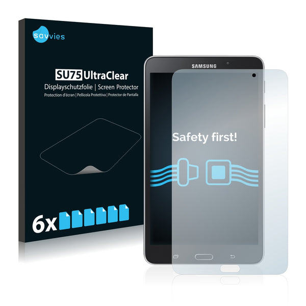 6x Savvies SU75 Screen Protector for Samsung Galaxy Tab 4 (7.0) WiFi SM-T230