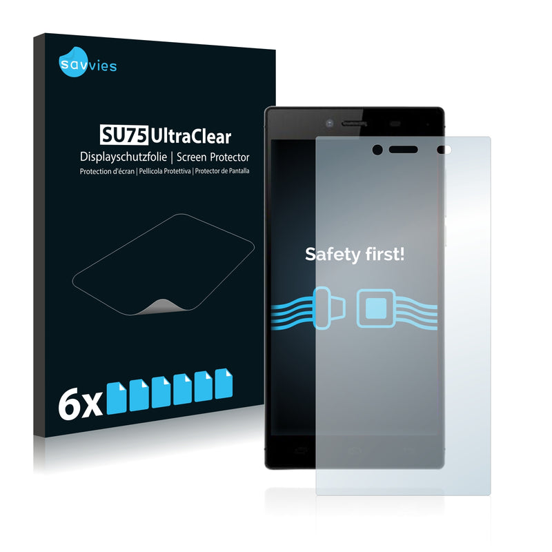 6x Savvies SU75 Screen Protector for iOcean X8