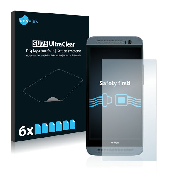 6x Savvies SU75 Screen Protector for HTC One E8