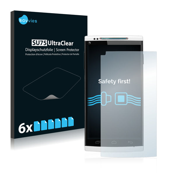 6x Savvies SU75 Screen Protector for Cubot X6