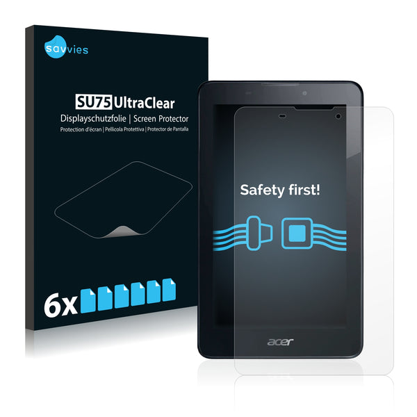 6x Savvies SU75 Screen Protector for Acer Iconia Tab A1-713HD