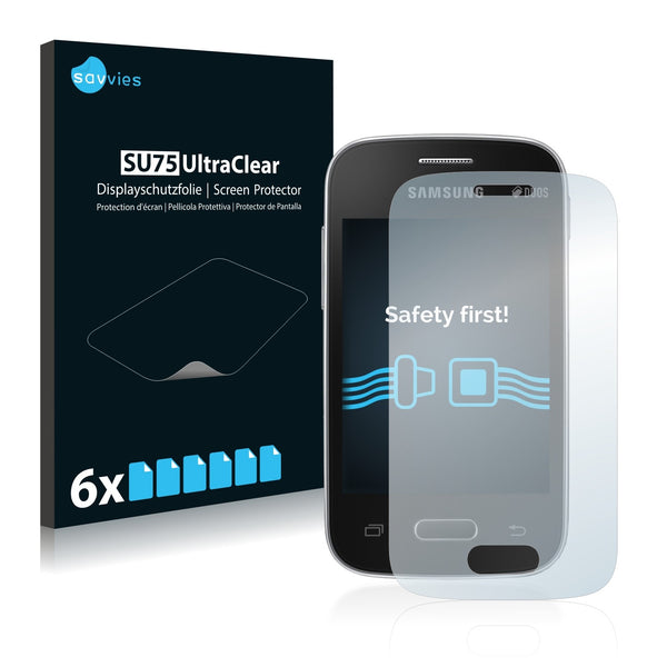 6x Savvies SU75 Screen Protector for Samsung Galaxy Pocket 2
