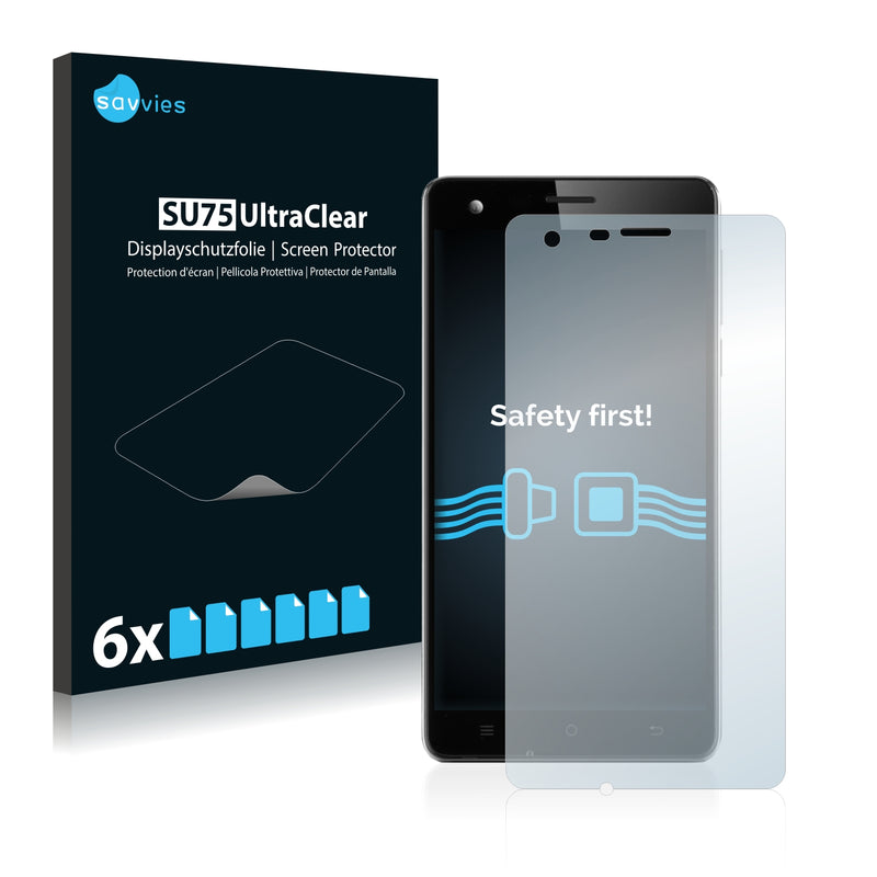6x Savvies SU75 Screen Protector for Cubot S222