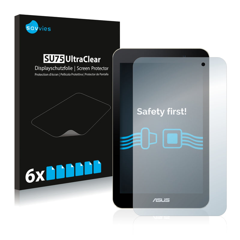 6x Savvies SU75 Screen Protector for Asus MeMo Pad 7 ME176C