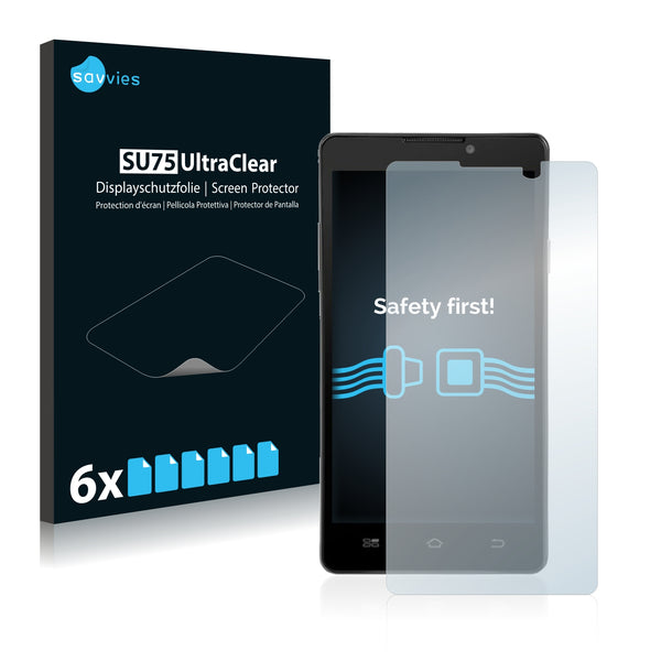 6x Savvies SU75 Screen Protector for Coolpad F1 8297