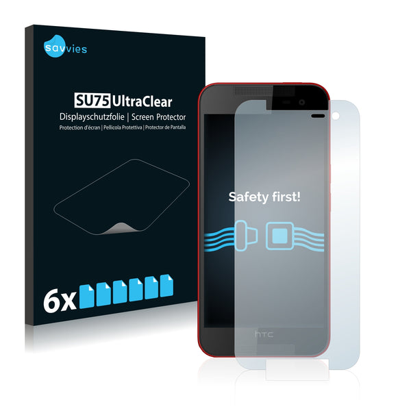 6x Savvies SU75 Screen Protector for HTC Butterfly 2