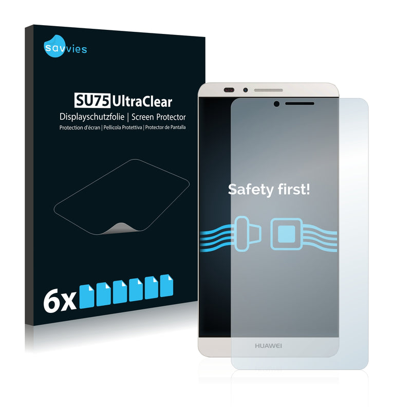 6x Savvies SU75 Screen Protector for Huawei Ascend Mate 7
