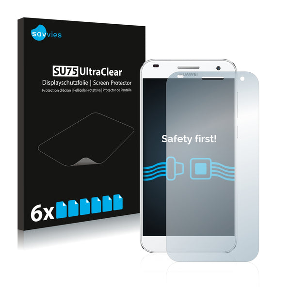 6x Savvies SU75 Screen Protector for Huawei Ascend G7