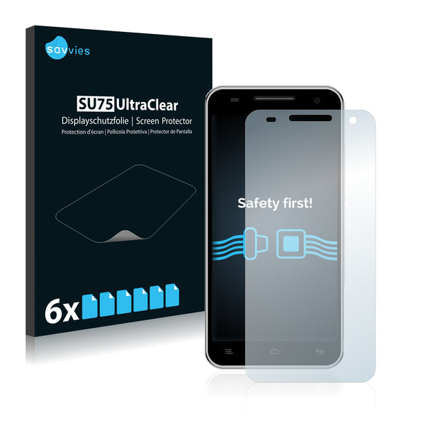 6x Savvies SU75 Screen Protector for just5 Spacer