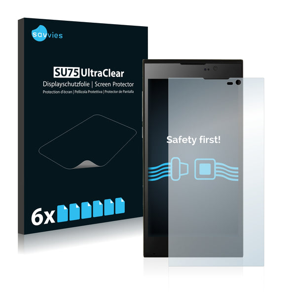 6x Savvies SU75 Screen Protector for Elephone P10c