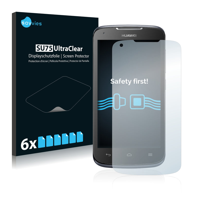 6x Savvies SU75 Screen Protector for Huawei Ascend Y520