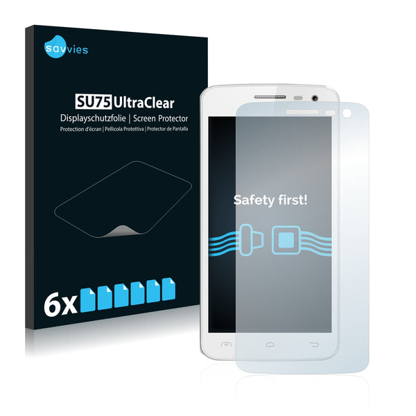 6x Savvies SU75 Screen Protector for Elephone G3
