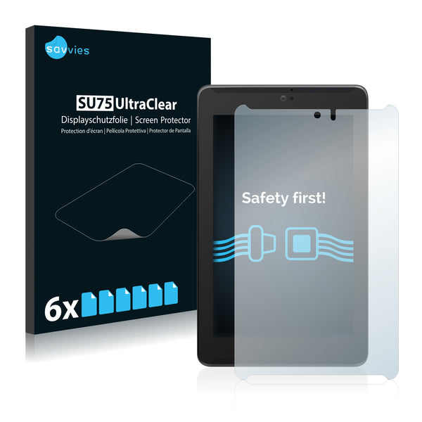 6x Savvies SU75 Screen Protector for Asus FonePad 7 LTE ME372CL