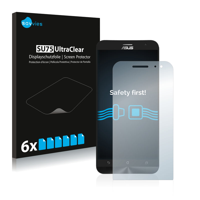 6x Savvies SU75 Screen Protector for Asus ZenFone Zoom ZX550