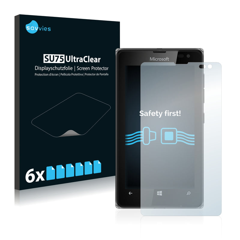 6x Savvies SU75 Screen Protector for Microsoft Lumia 532