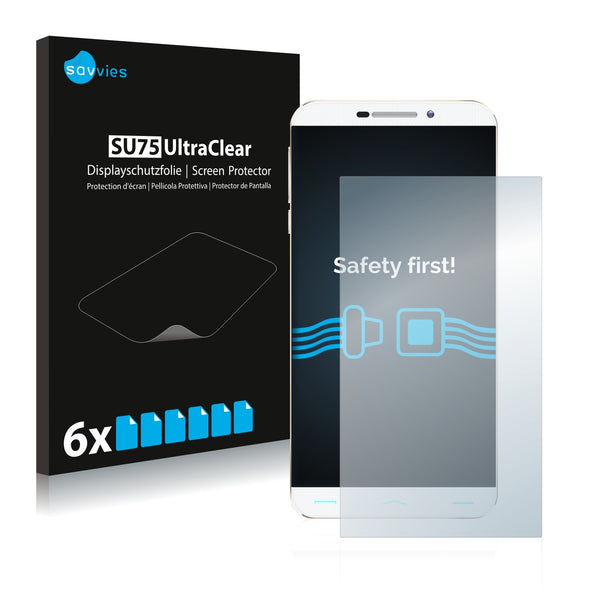 6x Savvies SU75 Screen Protector for Serendipity S7
