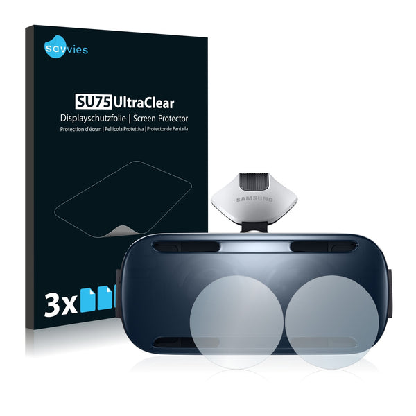 6x Savvies SU75 Screen Protector for Samsung Gear VR