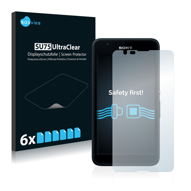 6x Savvies SU75 Screen Protector for Sony Xperia E4g