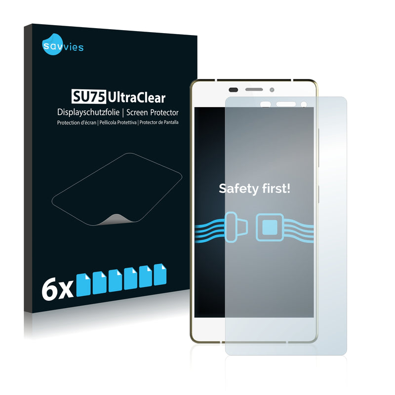 6x Savvies SU75 Screen Protector for Gionee Elife S7