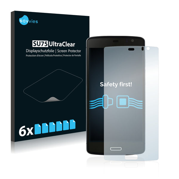 6x Savvies SU75 Screen Protector for Ecoo Aurora E04