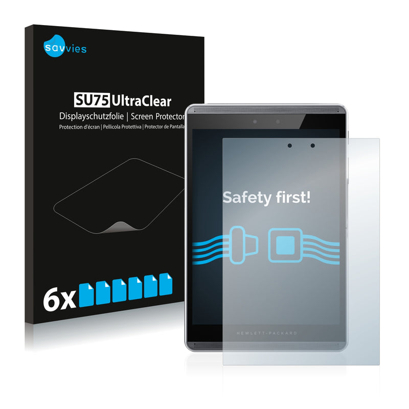 6x Savvies SU75 Screen Protector for HP Pro Slate 8