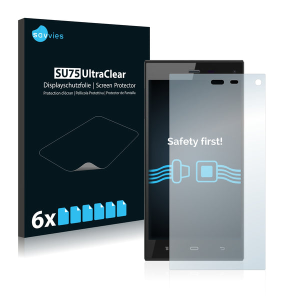 6x Savvies SU75 Screen Protector for Gigabyte GSmart Guru GX