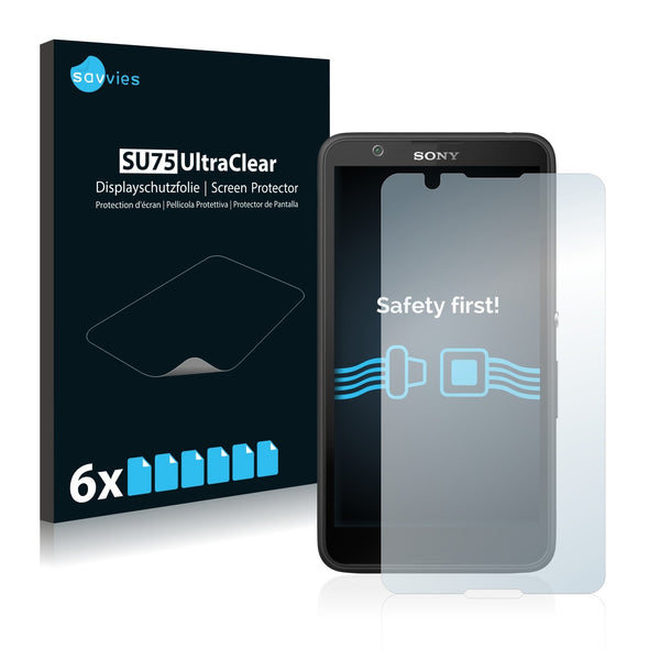 6x Savvies SU75 Screen Protector for Sony Xperia E4 E2104