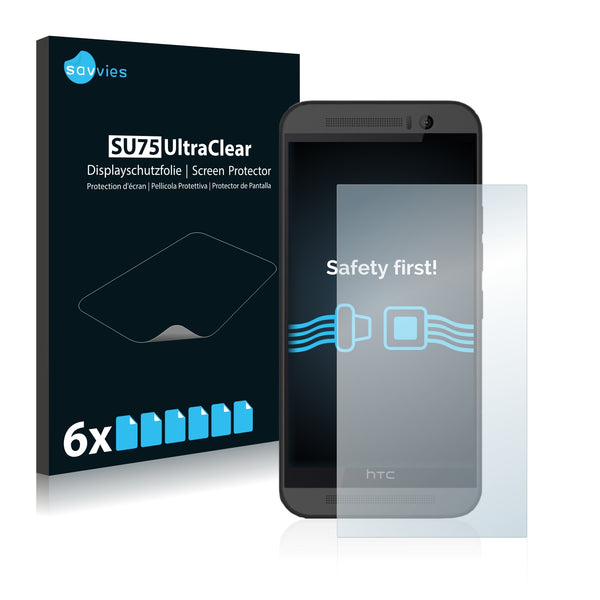 6x Savvies SU75 Screen Protector for HTC One E9+