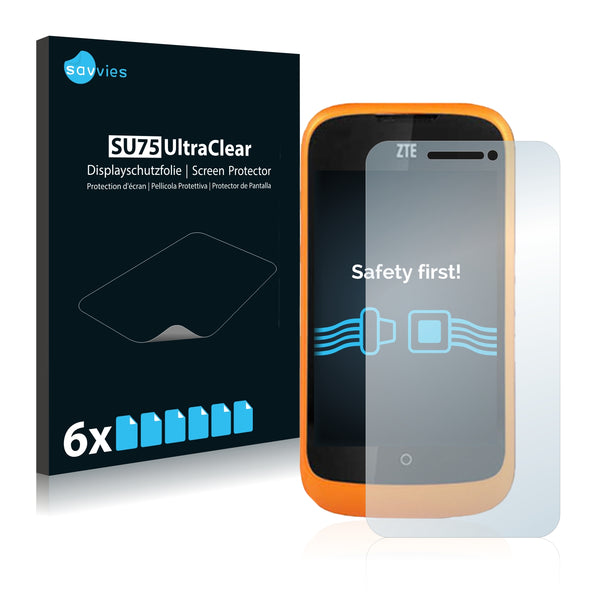 6x Savvies SU75 Screen Protector for ZTE Open L