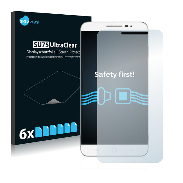 6x Savvies SU75 Screen Protector for Coolpad Y80D