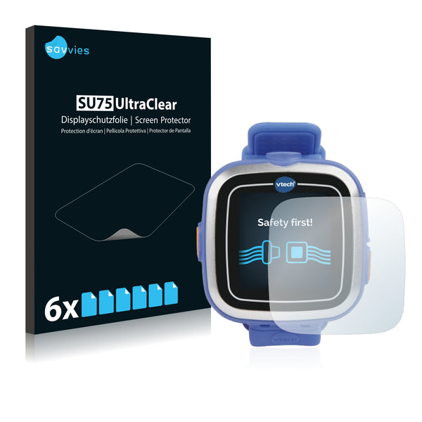 6x Savvies SU75 Screen Protector for Vtech Kidizoom Smart Watch 1