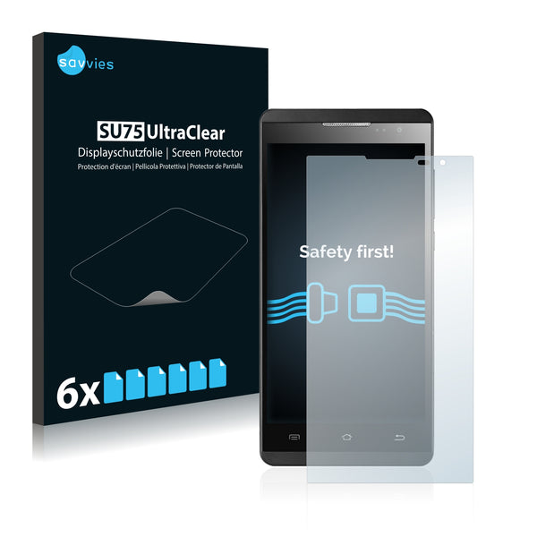 6x Savvies SU75 Screen Protector for Icefox X9