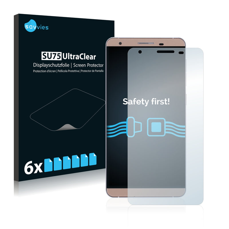 6x Savvies SU75 Screen Protector for Cubot X15